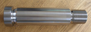 Replacement mounting pin manufactured by Canyon Hydro