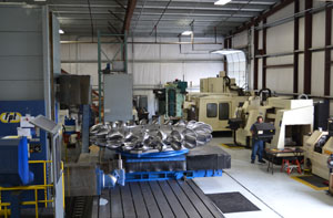 Canyon Hydro's CNC machining center